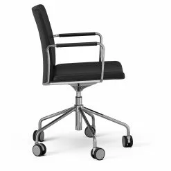 Swedese Stella Lehnstuhl Mit Rad Verstellbar , Chrome / Schwarz -Cozy Living swedese stella lehnstuhl mit rad verstellbar 15