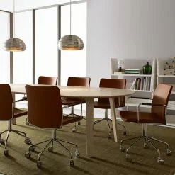 Swedese Stella Stuhl Mit Armlehne, Brown Leather -Cozy Living swedese stella stuhl mit armlehne brown leather 2