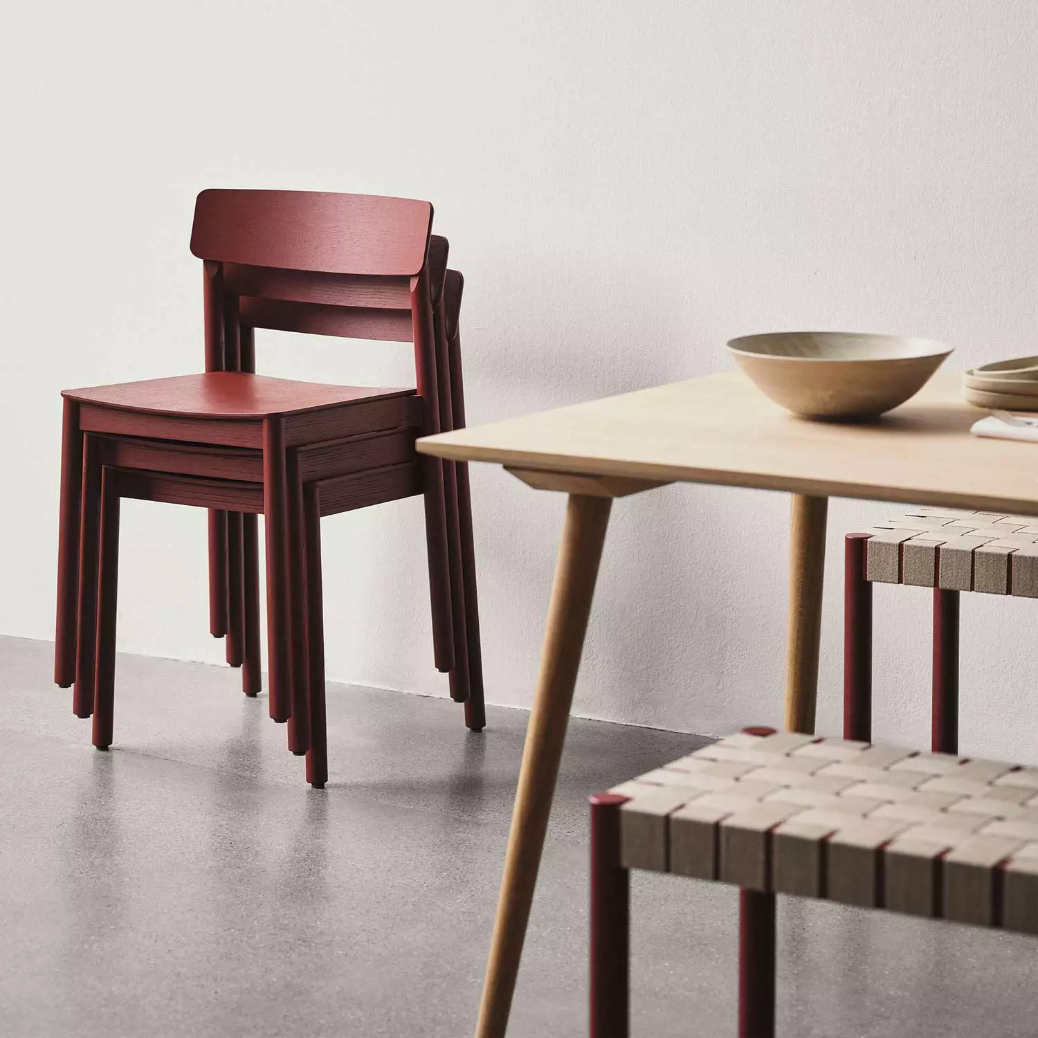 &Tradition Betty TK5 Bank , Maroon 3 &Tradition Betty TK5 Bank , Maroon – Bild 3