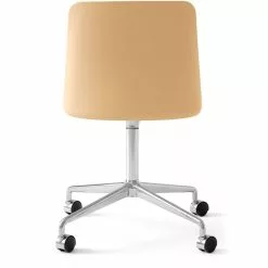 &Tradition Rely Drehstuhl HW21, Poliertes Aluminium/Beige -Cozy Living tradition rely drehstuhl hw21 poliertes aluminium beige 2