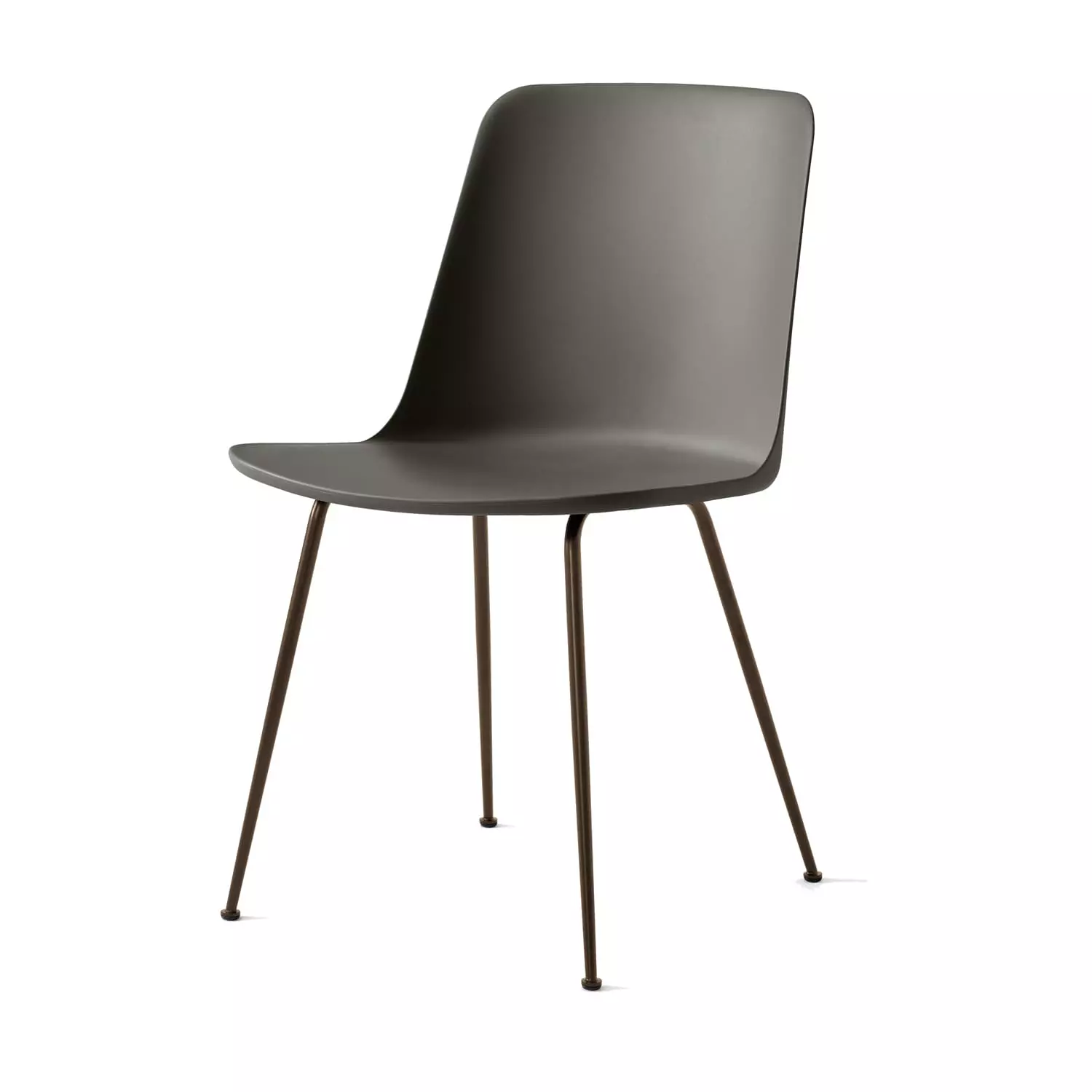 &Tradition Rely Stuhl HW6, Brüniert / Steingrau 1 &Tradition Rely Stuhl HW6, Brüniert / Steingrau