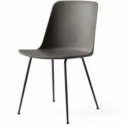 &Tradition Rely Stuhl HW6, Schwarz / Steingrau