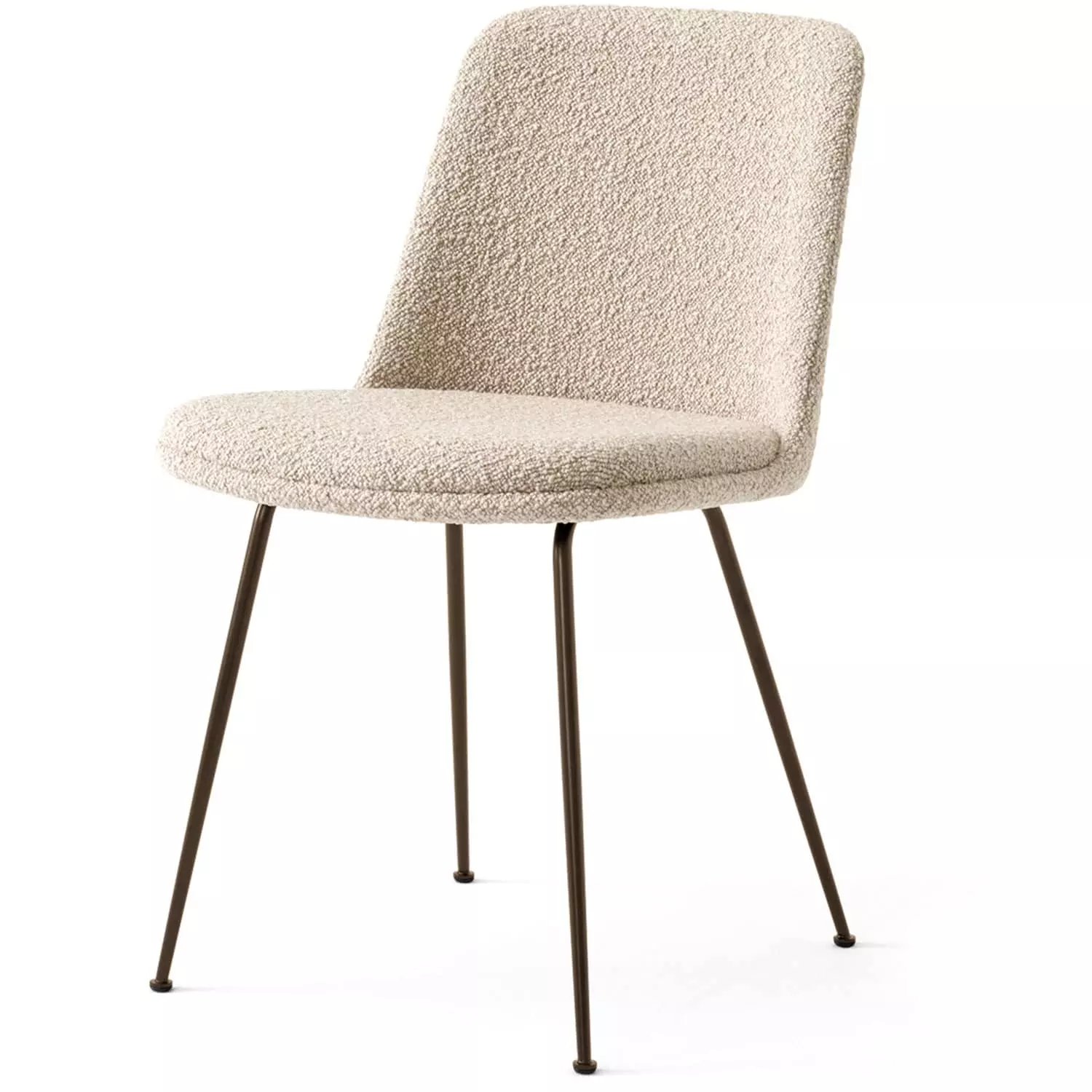 &Tradition Rely Stuhl HW9, Brüniert / Karakorum 003 Beige 1 &Tradition Rely Stuhl HW9, Brüniert / Karakorum 003 Beige